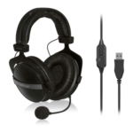 Behringer HLC660U | Auriculares estéreo USB con micrófono incorporado - Imagen 2