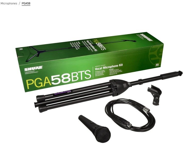 SHURE PGA58BTS